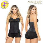 Ann Chery 2021: Cinturilla Látex Negro 3 hileras