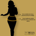 Bella Michell FL4010 Chaleco látex con top y cinturón fitness