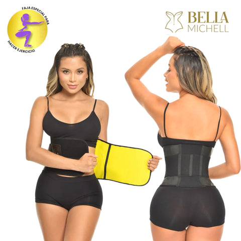 Bella Michell FL4027 Cinturón Fitness Látex y Neopreno