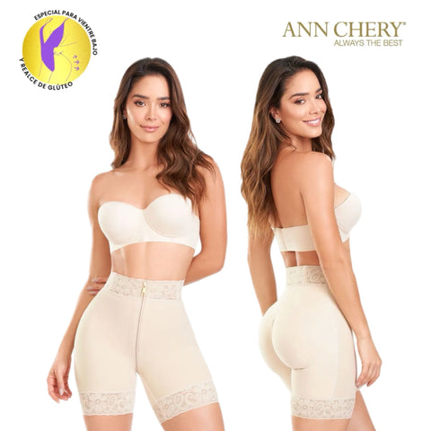 Ann Chery 1104: Short Alto Realce Invisible Glúteo